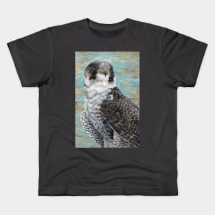 The Guardian - Peregrine Falcon Kids T-Shirt
